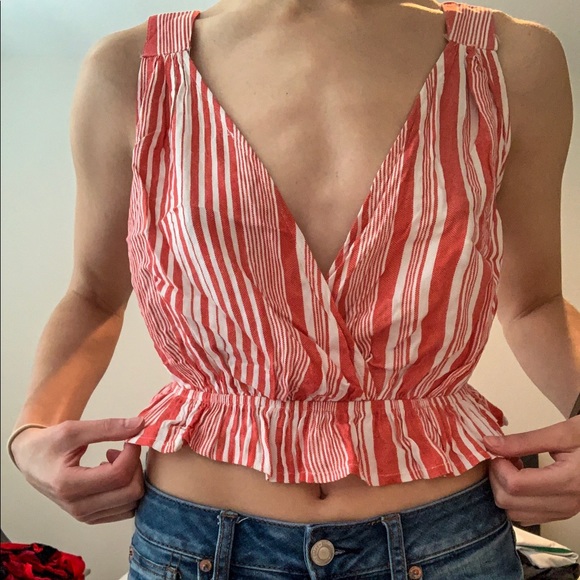 Plunge crop top - Picture 4 of 4